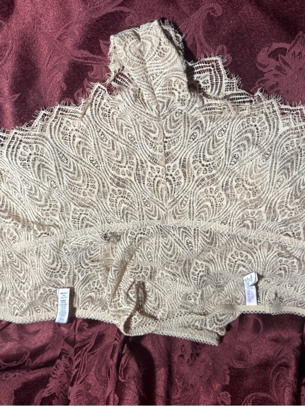 *2 Pairs* Victoria's Secret Cream Lace Panties XLu